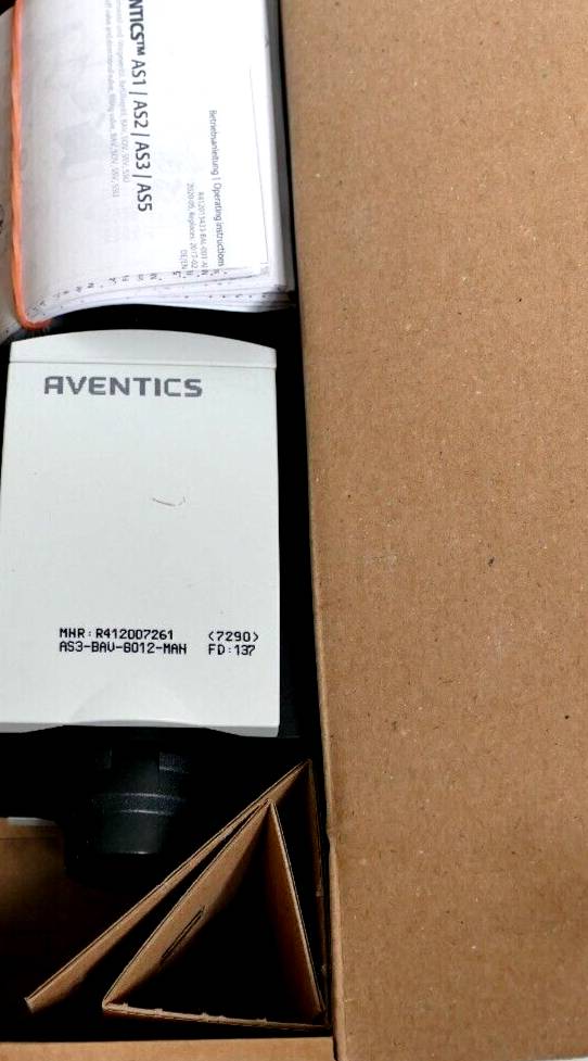 Aventics, 3/2-Absperrventil AS3-BAV-G012-MAN, mechanisch betätigt,SKU: R412007261