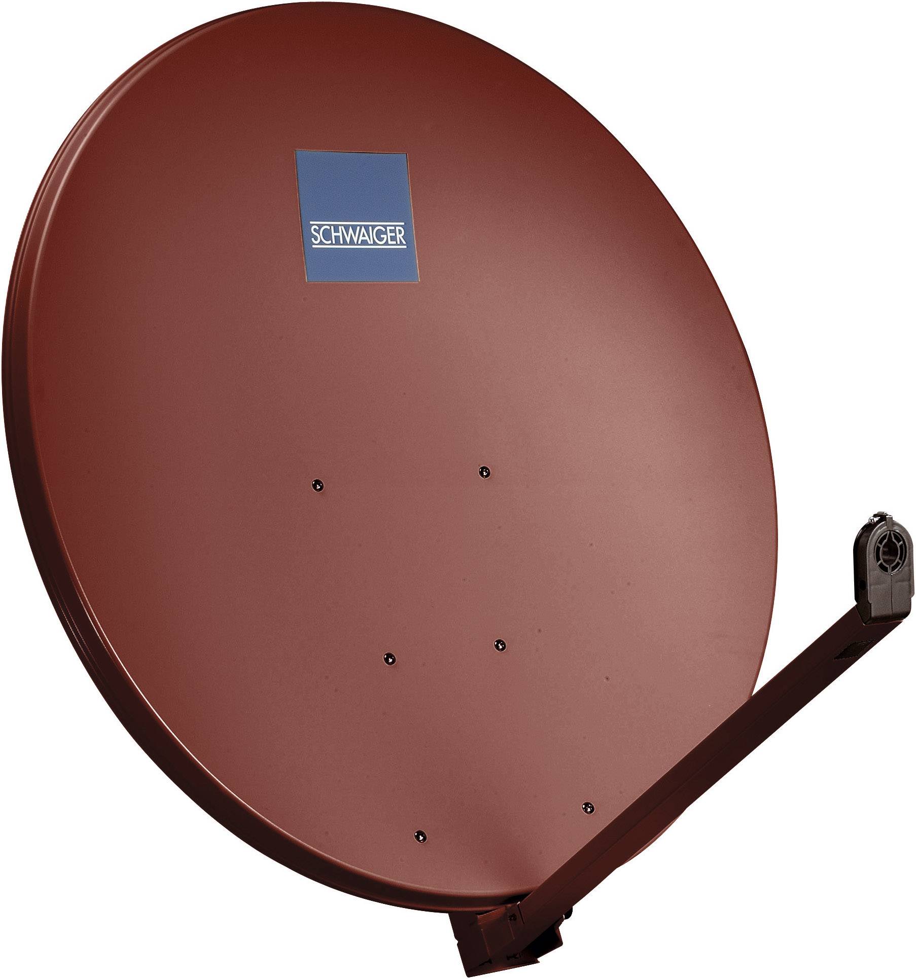 Schwaiger SPI1000.2 SAT Antenne 97 cm Reflektormaterial: Aluminium Ziegel-Rot