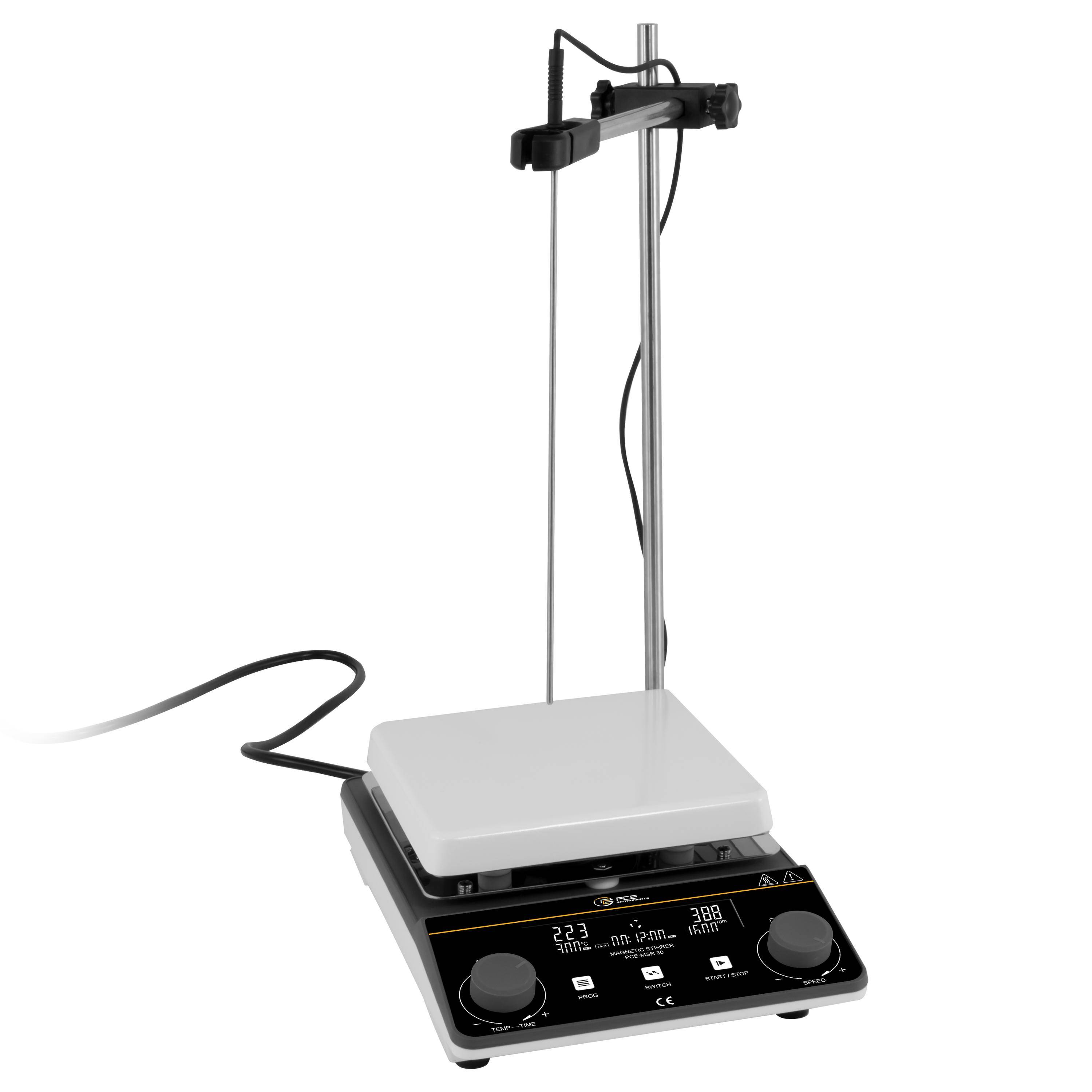 PCE Instruments PCE-MSR 30 Laborrührer 550W 5kg Kunststoff mit Heizplatte