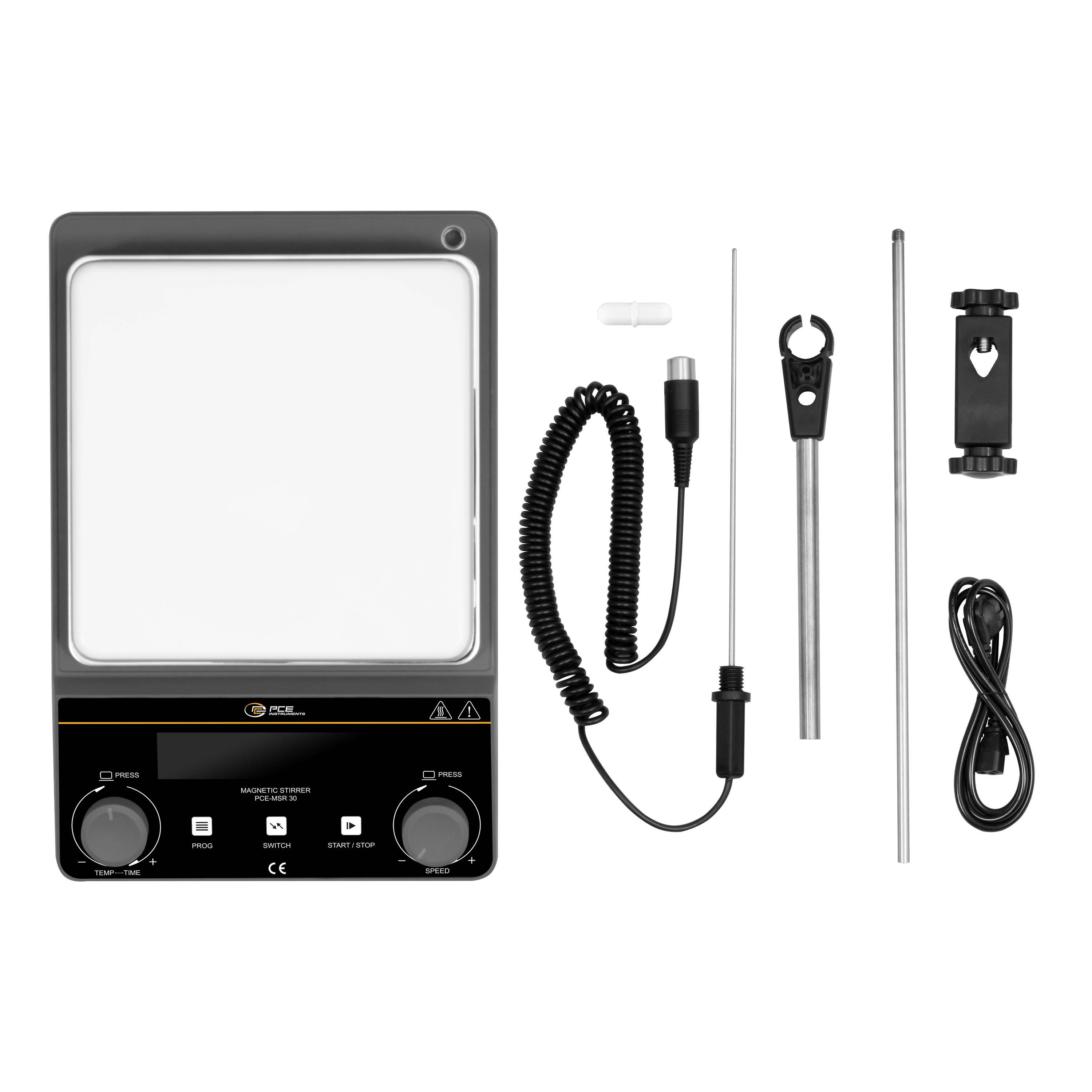 PCE Instruments PCE-MSR 30 Laborrührer 550W 5kg Kunststoff mit Heizplatte
