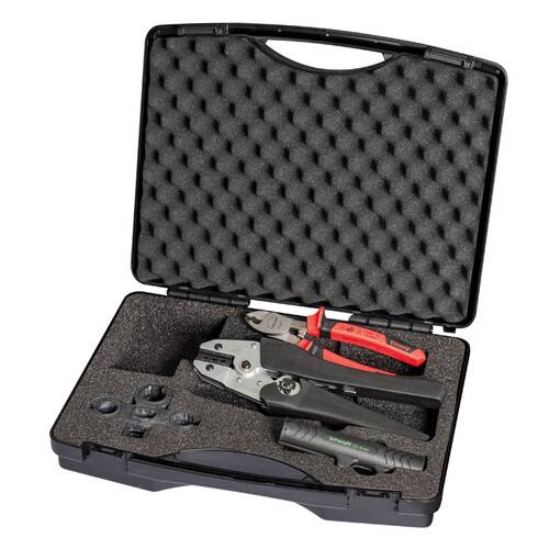 330046 Haupa HUPsolarKit3 5-tlg. Set im Kunststoffkoffer