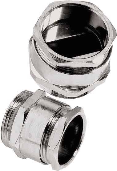 52005500 LAPP Flachkabelverschraubung PG29x1,588 Messing (CuZn) vernickelt Gewindelänge 8,0mm - 1Stück