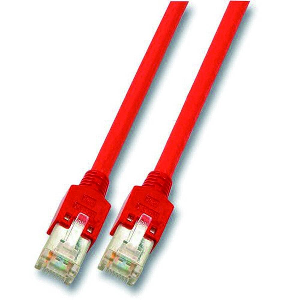 RJ45 Patchkabel Cat.5e SF/UTP LSZH -- Draka UC300 TM11 crossed rot 1m Kupferverkabelung