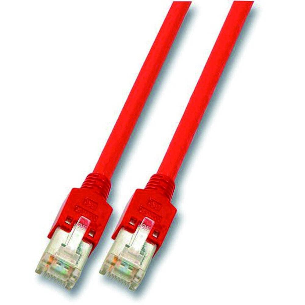 RJ45 Patchkabel Cat.5e SF/UTP LSZH -- Draka UC300 TM11 crossed rot 10m Kupferverkabelung