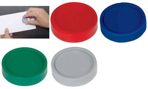 Jakob Maul GmbH MAUL Industriemagnet, Rund, Grün, Deutschland, 3 cm, 8,4 mm, 10 Stück(e)