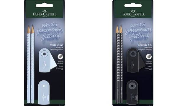 FABER-CASTELL 218471, Blau, Dreieckig, Sichtverpackung, 2 Stück(e), Deutschland, PVC