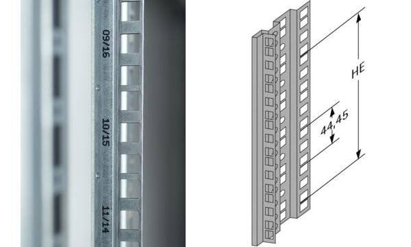 apranet 19 Rasterholm, 12 HE: (H)600 mm, verzinkt (11197074)