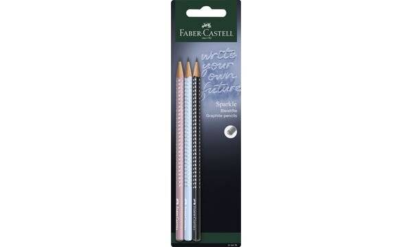 FABER-CASTELL 218470, Schwarz, Blau, Pink, Sichtverpackung, 3 Stück(e)