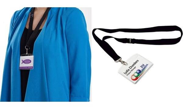 Avery Zweckform AVZ 4825 - Namensschild Lanyard mit Einsteckschilder 10