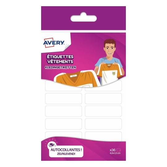 AVERY Zweckform Namensetiketten weiß 46,0 x 13,0 mm, 36 St. Tinte &amp; Toner Papier