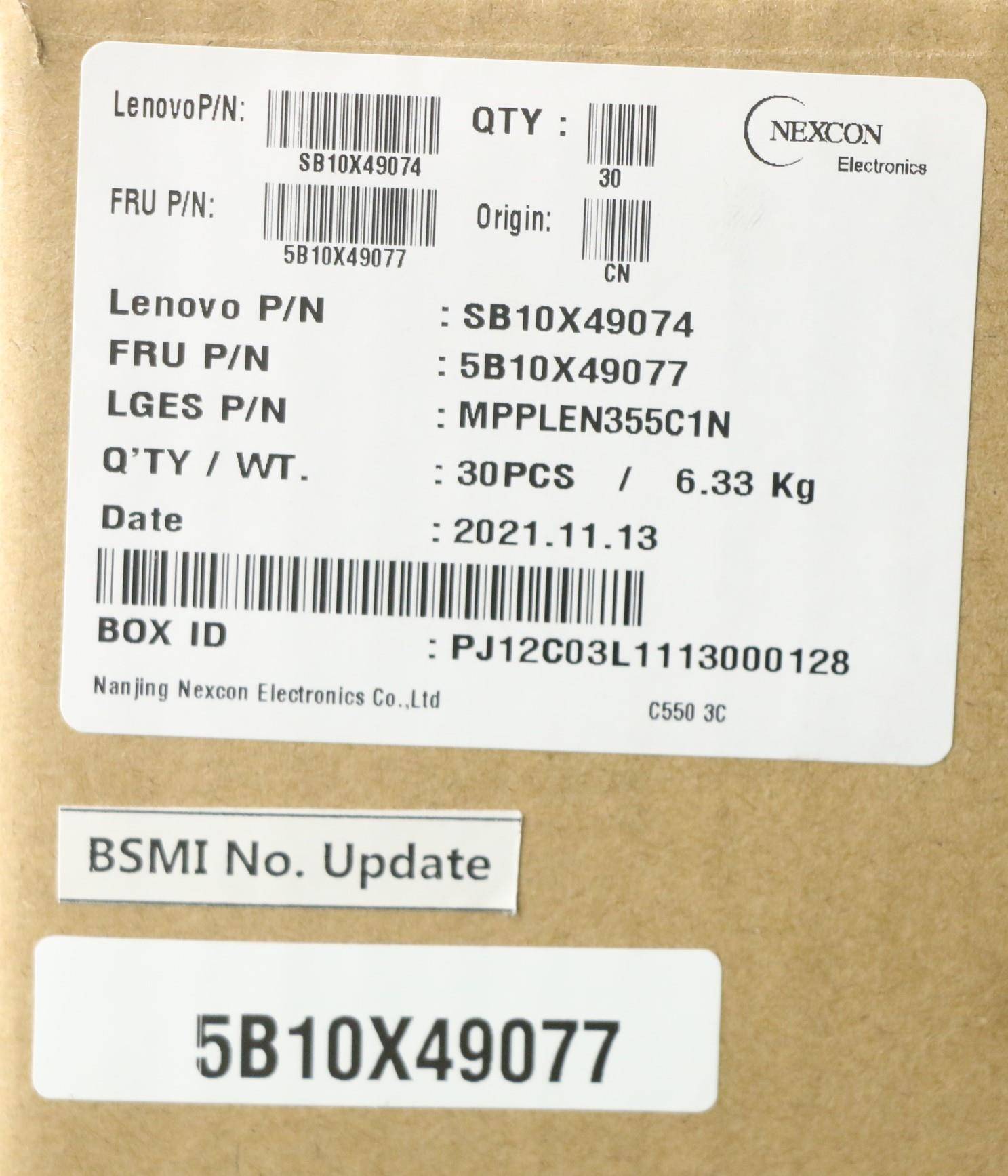 Lenovo 5B10X49077 Laptop-Ersatzteil Akku
