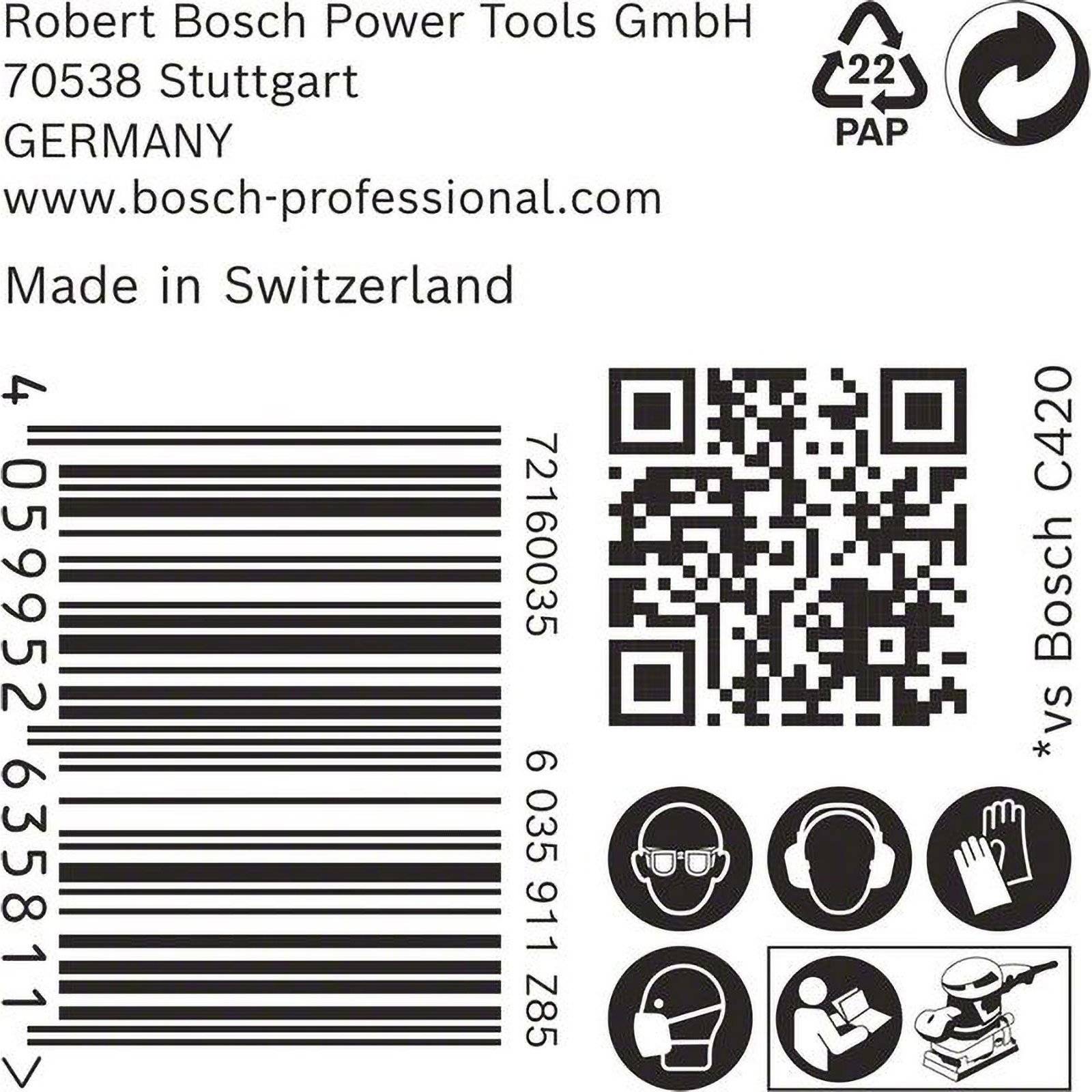BOSCH 2608901631, Schleifblatt M480 80x133 mm P80 50x