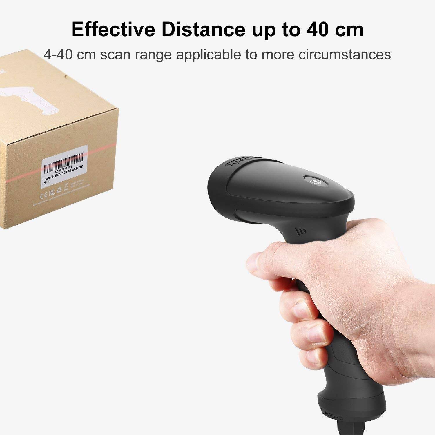 Inateck BCST-33 - Barcode-Scanner - Handgerät
