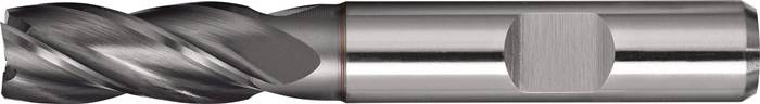 Schaftfräser DIN 844 TypN D.14mm HSS-Co8 TiCN Weldon Z.4 kurz TECWERK
