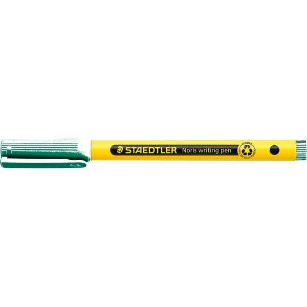 STAEDTLER Noris - Fineliner - Grün - wasserbasierte Tinte - 0.6 mm - fein (Packung mit 10)