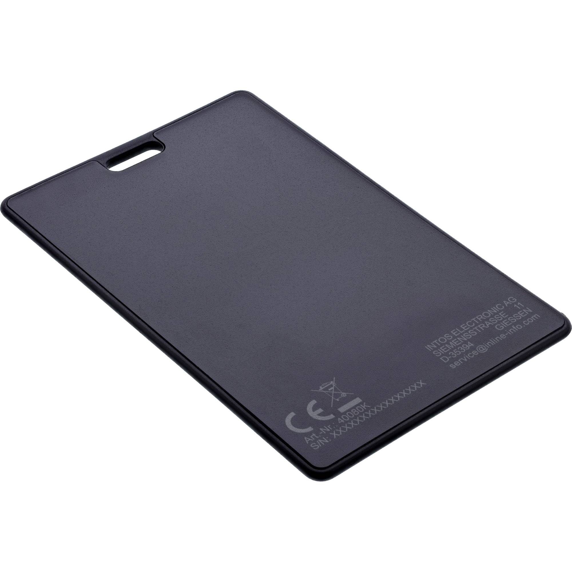InLine® Wallet Finder, smarte Karte für die Geldbörse, Qi-Aufladung,100mAh, IPX5 Eingabe / DAC