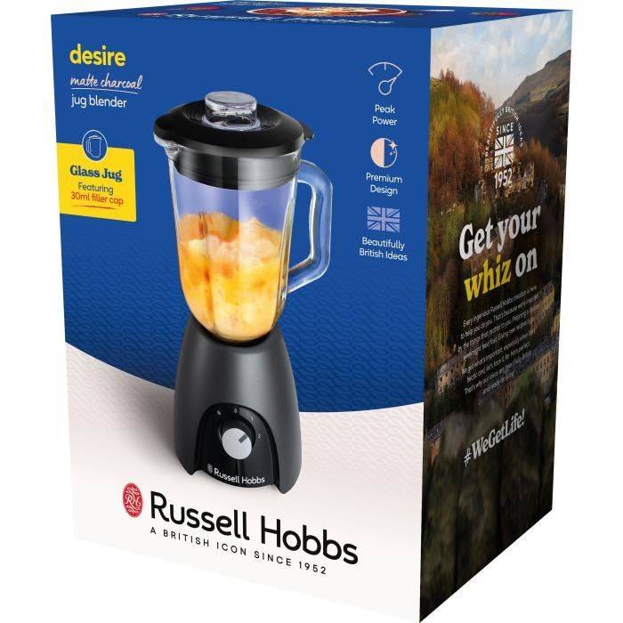 Russell Hobbs 27121-56 Matte Charcoal Glas-Standmixer Anthrazit