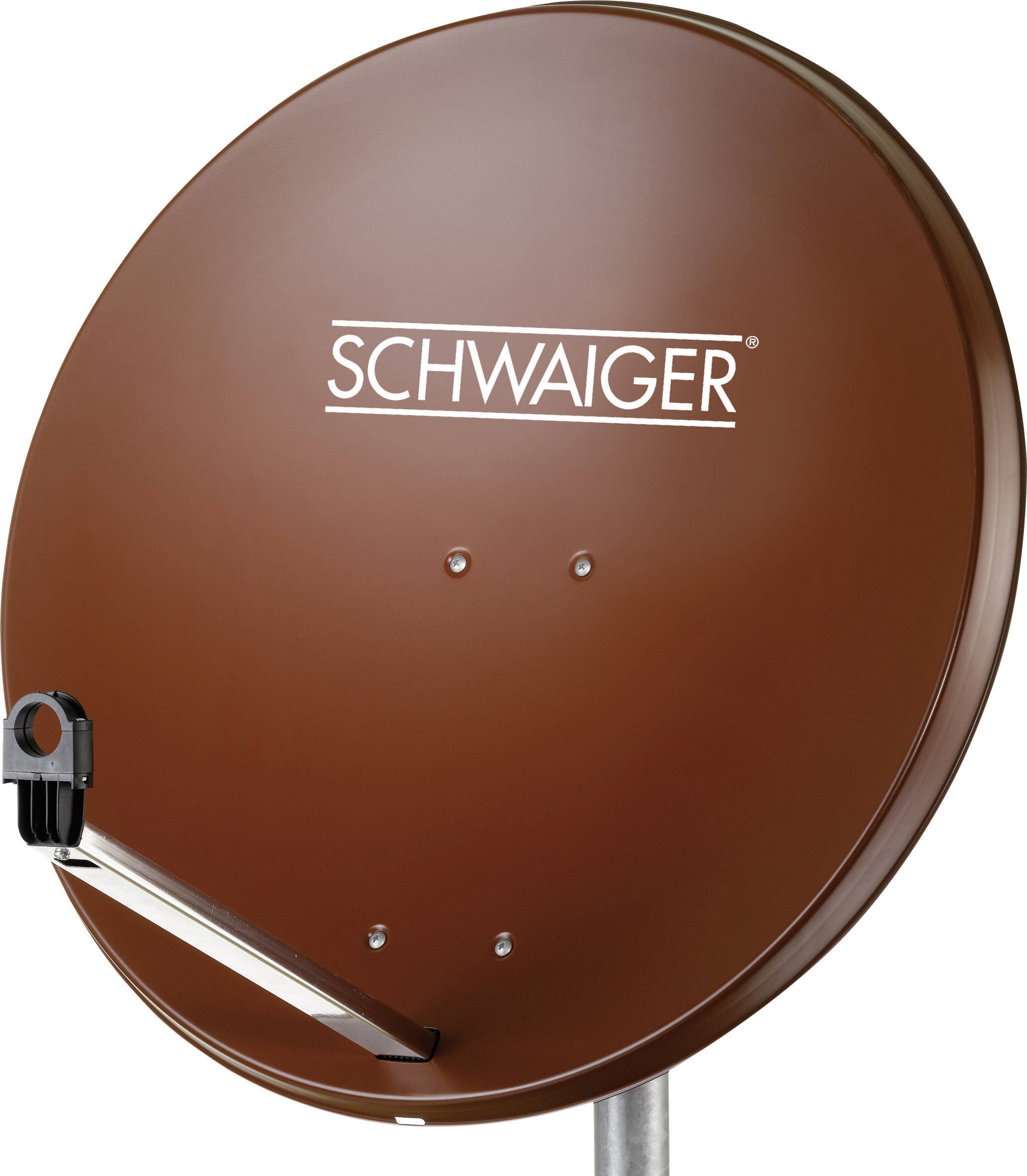 Schwaiger SPI996.2 SAT Antenne 80 cm Reflektormaterial: Stahl Ziegel-Rot