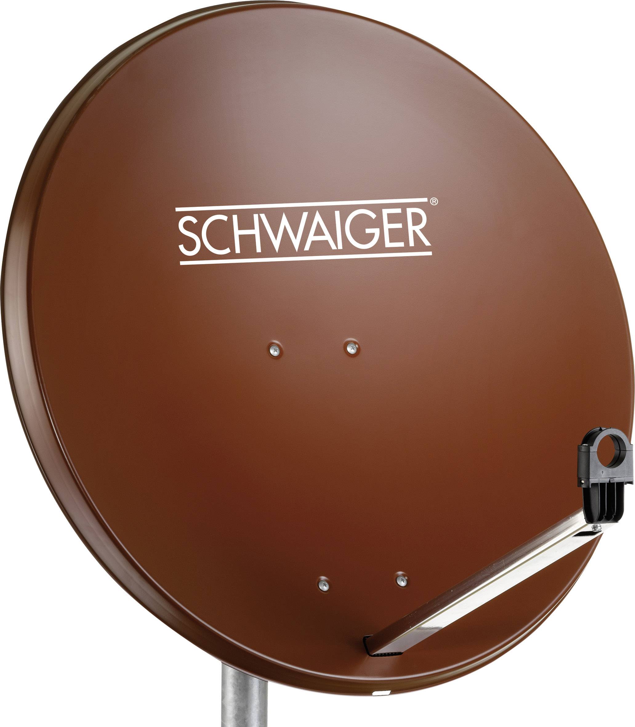 Schwaiger SPI996.2 SAT Antenne 80cm Reflektormaterial: Stahl Ziegel-Rot