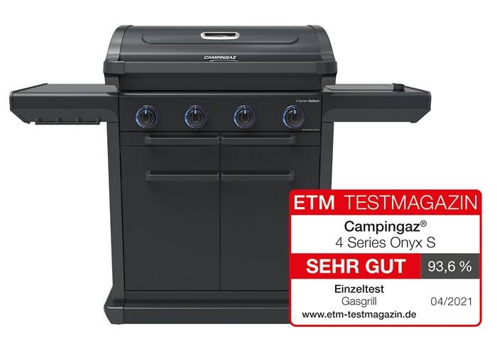 Gasgrill 4 Series Onyx S 4 Blue Flame Power Brenner CAMPINGAZ