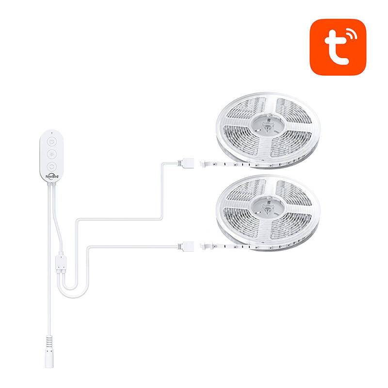 Smart WiFi RGB LED-Lichtleiste NiteBird SL3 (2x5m), Tuya