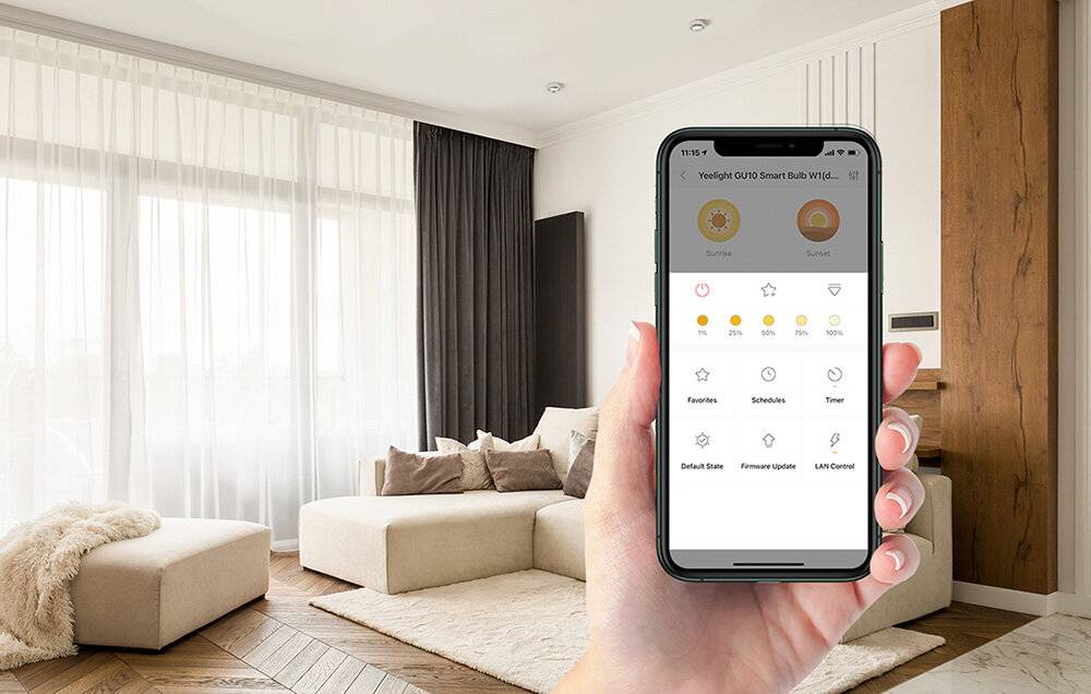 Intelligente Glühbirne Yeelight W1 GU10 (dimmbar) 1 Stück