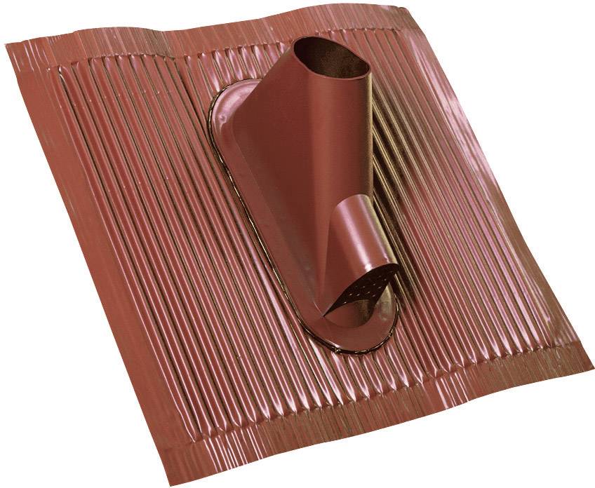 A.S. SAT 40551 Dachziegel-Dichtung Passend für Mast-Ø (max.): 60 mm Ziegel-Rot