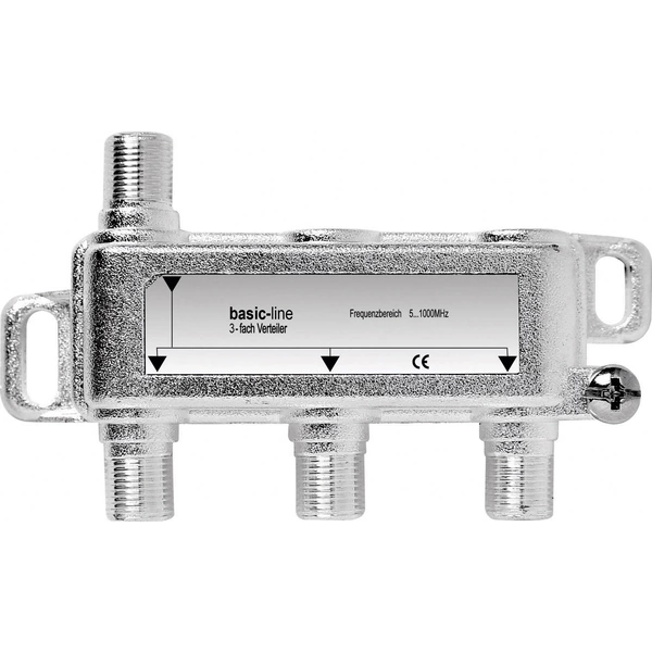 Renkforce Kabel-TV Verteiler 3-fach 5 - 1006MHz Renkforce Kabel-TV Verteiler 3-fach 5 - 1006MHz