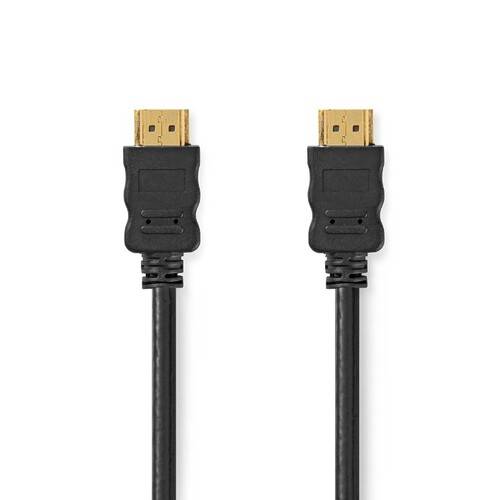 CVGL34060BK05 Nedis High Speed HDMI Kabel mit Ethernet HDMI Stecker HD 0,5m