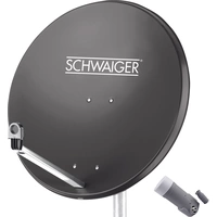 Schwaiger SPI9961SET1 SAT-Anlage ohne Receiver Teilnehmer-Anzahl: 1 80cm Schwaiger SPI9961SET1 SAT-Anlage ohne Receiver Teilnehmer-Anzahl: 1 80cm