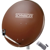 Schwaiger SPI9962SET1 SAT-Anlage ohne Receiver Teilnehmer-Anzahl: 1 80cm Schwaiger SPI9962SET1 SAT-Anlage ohne Receiver Teilnehmer-Anzahl: 1 80cm