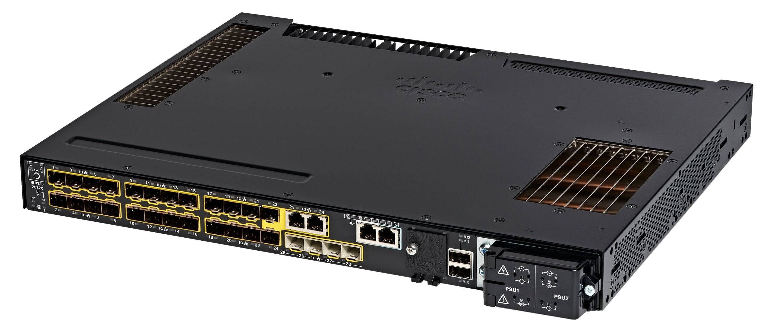Cisco Catalyst IE9320 Rugged Series - Switch - managed - 22 x Gigabit SFP + 2 x Combo 10/100/1000Base-T / 100/1000Base-F