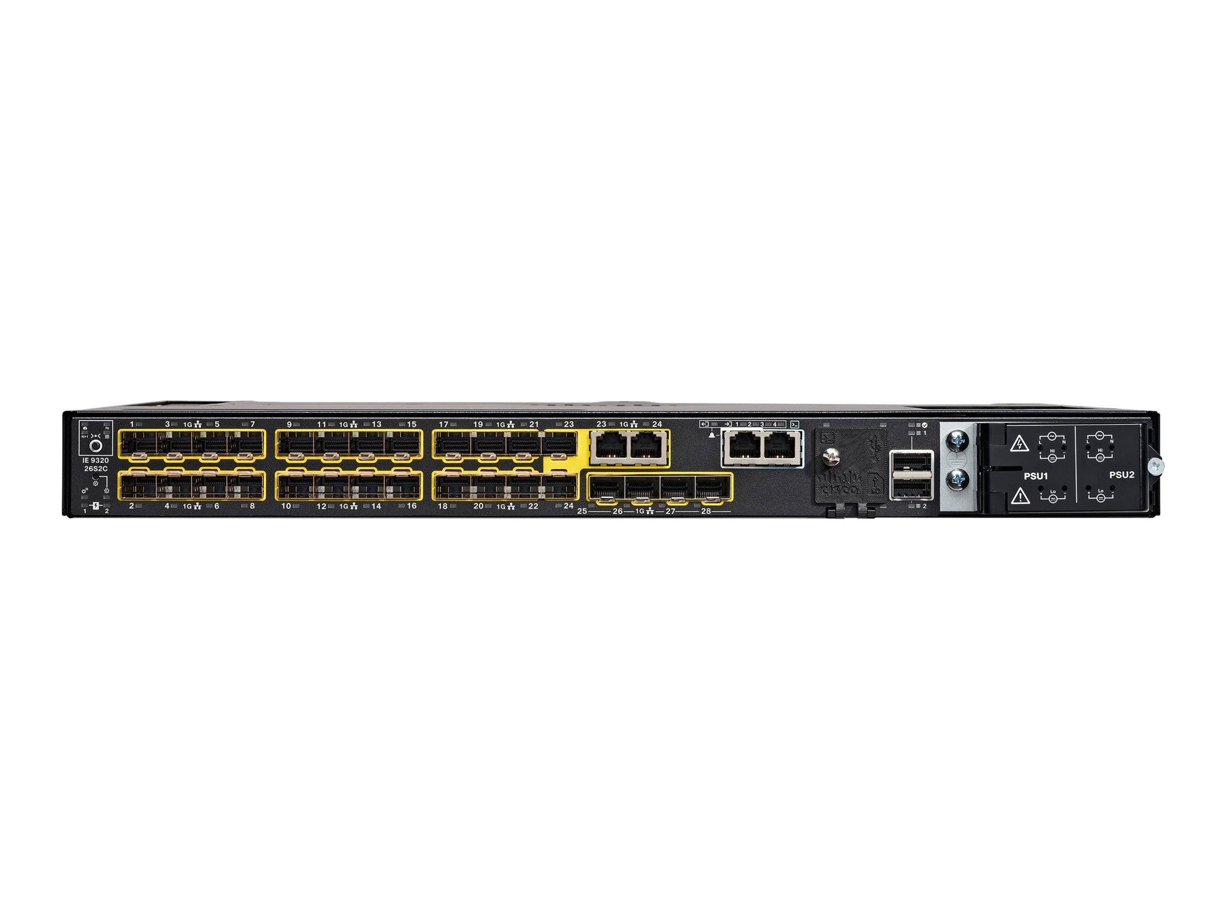 Cisco Catalyst IE9320 Rugged Series - Switch - managed - 22 x Gigabit SFP + 2 x Combo 10/100/1000Base-T / 100/1000Base-F