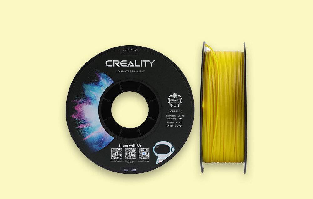 Creality Filament PETG Gelb 1.75 mm 1 kg - Filament - Gelb