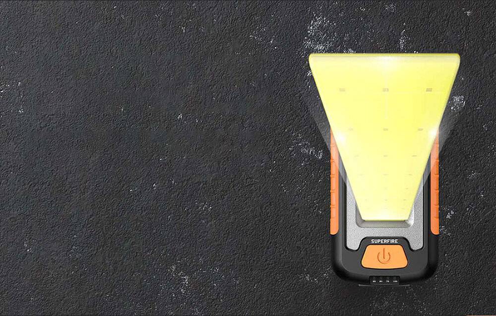 Werkstatt-Taschenlampe Superfire G21, 650lm, USB