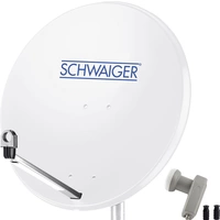 Schwaiger SPI9960SET2 SAT-Anlage ohne Receiver Teilnehmer-Anzahl: 2 80cm Schwaiger SPI9960SET2 SAT-Anlage ohne Receiver Teilnehmer-Anzahl: 2 80cm