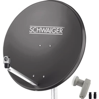 Schwaiger SPI9961SET2 SAT-Anlage ohne Receiver Teilnehmer-Anzahl: 2 80cm Schwaiger SPI9961SET2 SAT-Anlage ohne Receiver Teilnehmer-Anzahl: 2 80cm