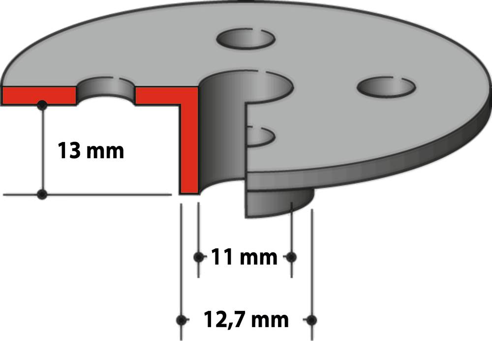 Makita Kopierhülse 11 x 12,7 x 13 mm 12,7 mm