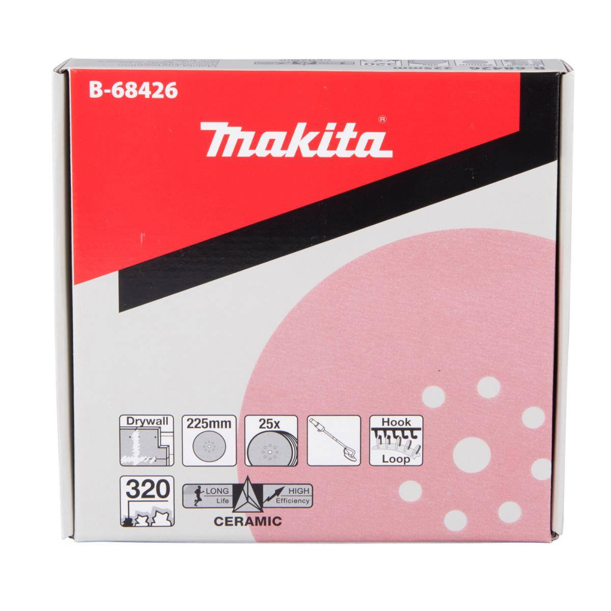 Makita Schleifpapier 225 mm 225 mm • K320 • 25 Stk.