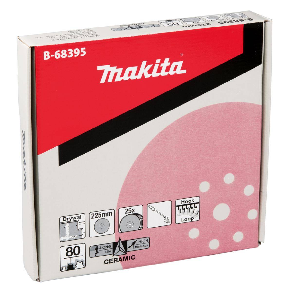 Makita Schleifpapier 225 mm 225 mm • K80 • 25 Stk.