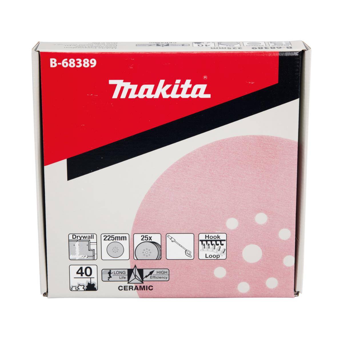 Makita Schleifpapier 225 mm 225 mm • K40 • 25 Stk.