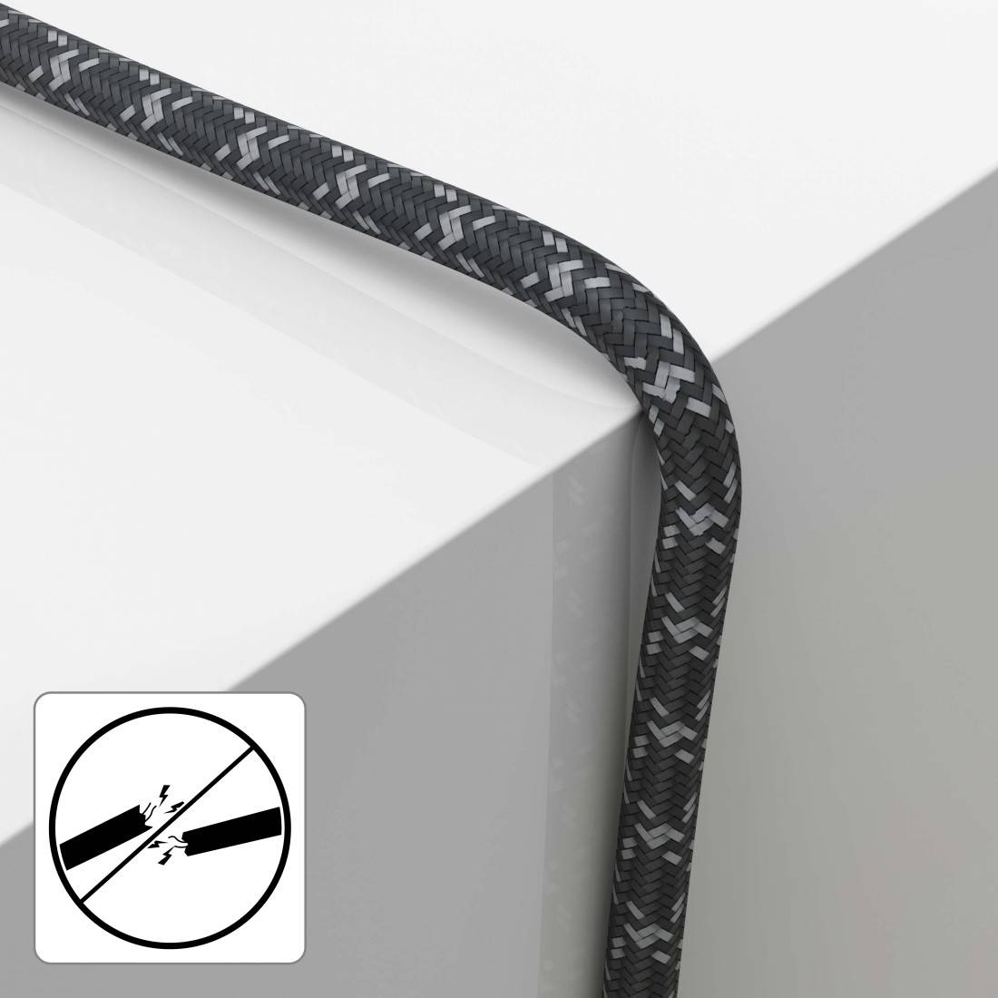 hama 00205077 SAT-Anschlusskabel, F-Stecker - F-Stecker, Metall, vergoldet, 1,5 m, 120 dB