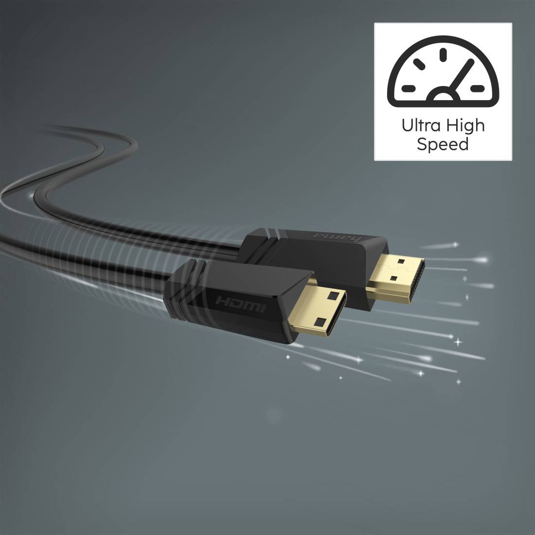 hama 00205015 High Speed HDMI™-Kabel, Steck. Typ A - Steck. Typ C (Mini), Ethernet, 1,5 m