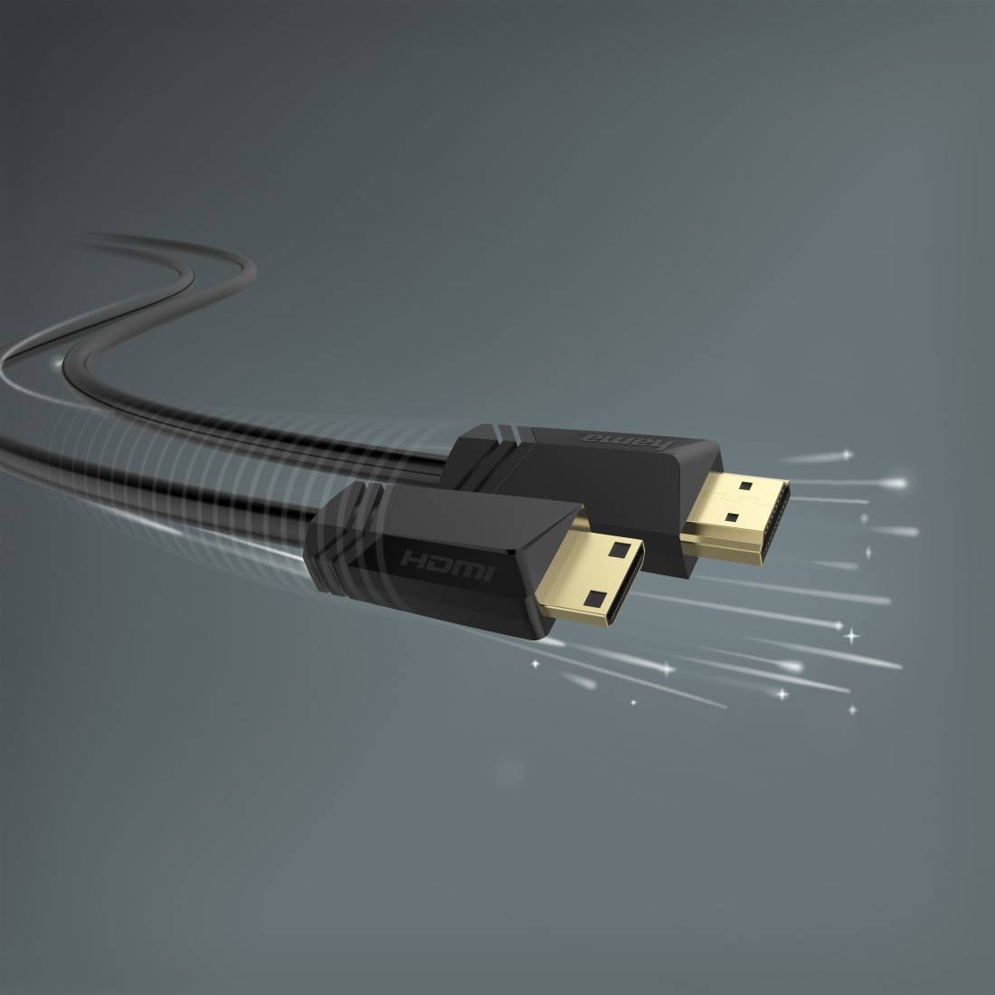 hama 00205015 High Speed HDMI™-Kabel, Steck. Typ A - Steck. Typ C (Mini), Ethernet, 1,5 m