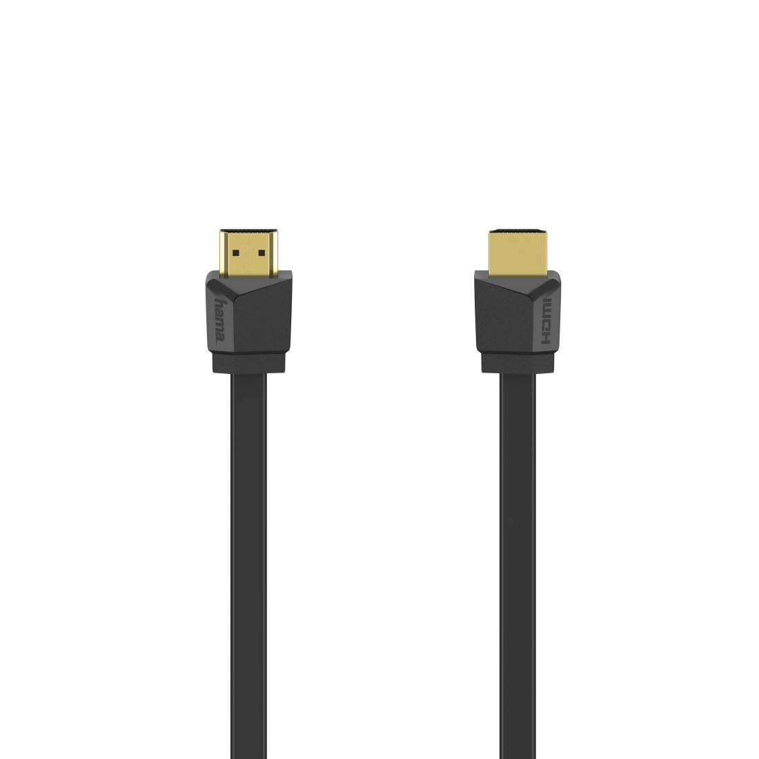hama 00205013 High Speed HDMI™-Kabel "Flexi-Slim", 4K, Stecker - Stecker, Ethernet, 1,5 m