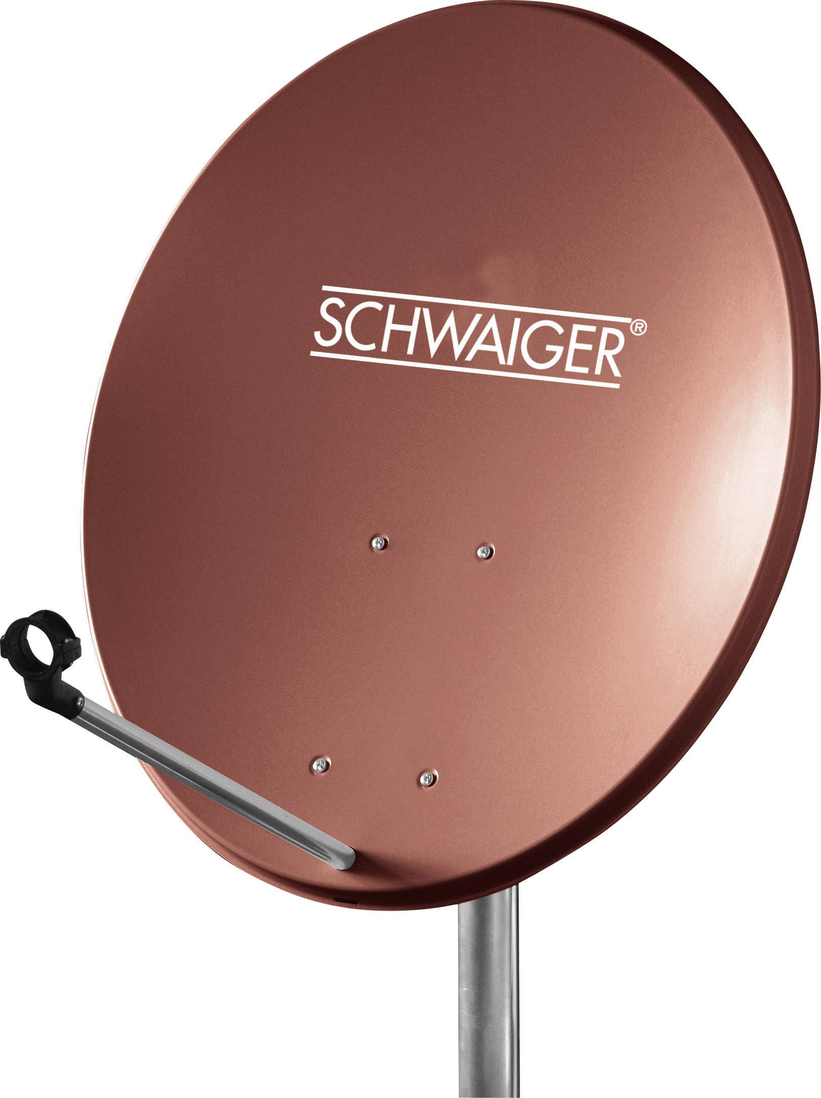Schwaiger SPI550.2 SAT Antenne 60 cm Reflektormaterial: Stahl Ziegel-Rot