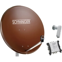 Schwaiger SPI9962SET5 SAT-Anlage ohne Receiver Teilnehmer-Anzahl: 6 80cm Schwaiger SPI9962SET5 SAT-Anlage ohne Receiver Teilnehmer-Anzahl: 6 80cm