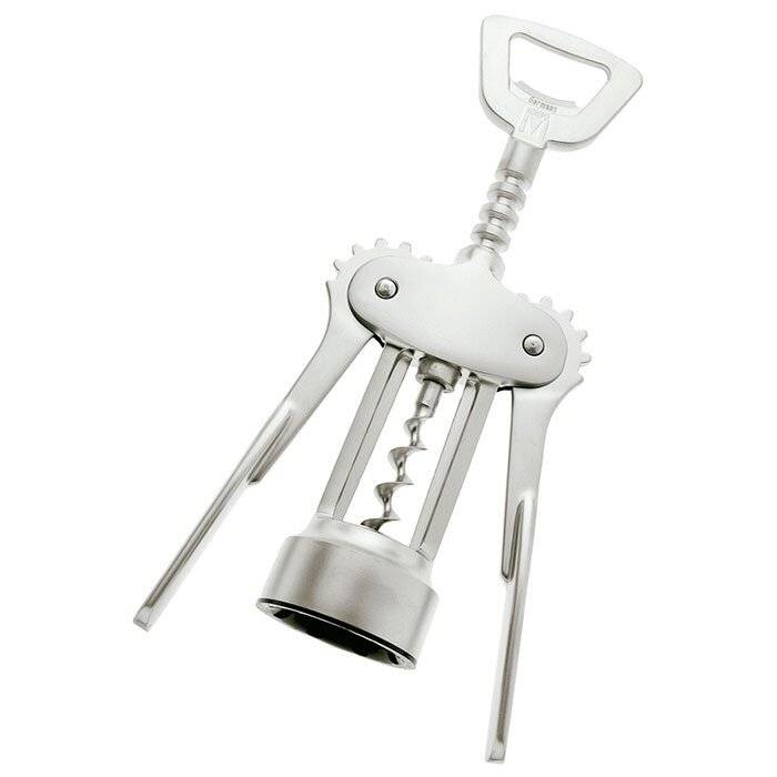 Westmark Hebelkorkenzieher Fino Monopol, Flügelkorkenzieher, Silber, Zink Stahl, Deutschland, 203 mm, 7541 mm