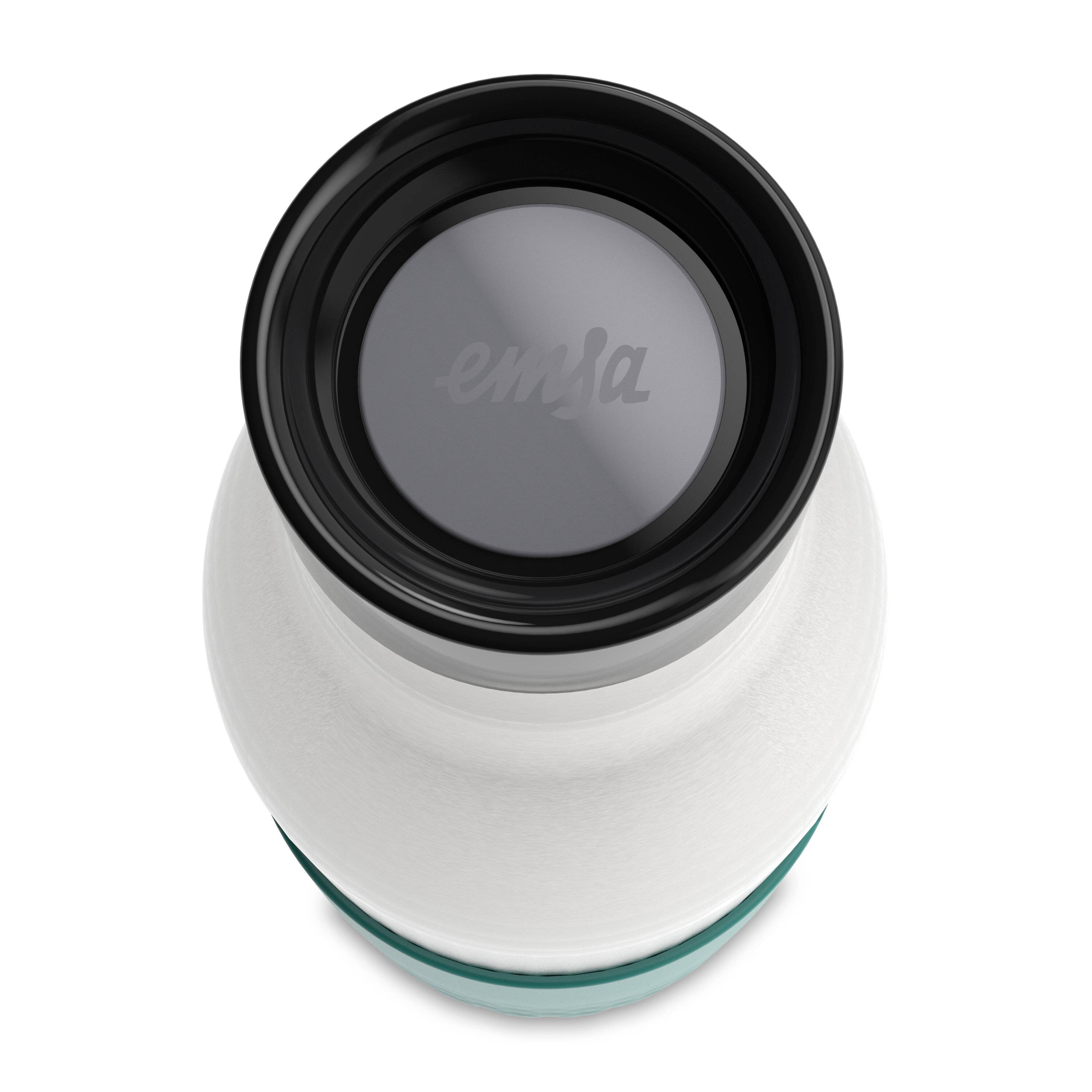 EMSA Bludrop Sleeve N31112 0,7 L N31112, 700 ml, Tägliche Nutzung, Grün, Edelstahl, Edelstahl, 12 h, 6 h