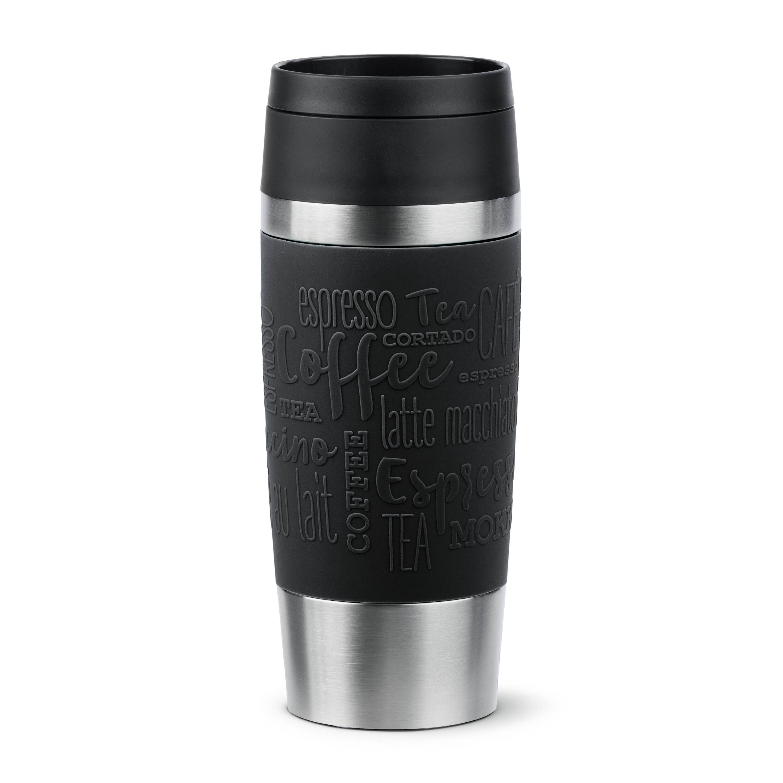 Emsa N20202 Travel Mug Classic Isolierbecher 0,36 Liter , neuer Komfort-Schraubverschluss